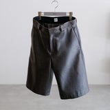 LAMB VEGETABLE LEATHER UNEVEN DYEING SHORTS