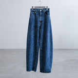 SEA ISLAND COTTON DENIM CURVY PANTS