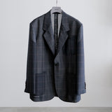 SUPER EXTRA FINE WORSTED & SILK SHEER VOILE TAILORED JACKET