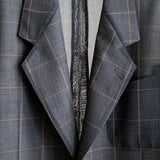 SUPER EXTRA FINE WORSTED & SILK SHEER VOILE TAILORED JACKET