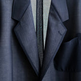 SUPER EXTRA FINE WORSTED & SILK SHEER VOILE TAILORED JACKET
