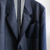 SUPER EXTRA FINE WORSTED & SILK SHEER VOILE TAILORED JACKET