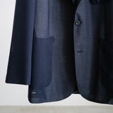 SUPER EXTRA FINE WORSTED & SILK SHEER VOILE TAILORED JACKET