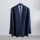 SUPER EXTRA FINE WORSTED & SILK SHEER VOILE TAILORED JACKET