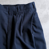 SUPER EXTRA FINE WORSTED & SILK SHEER VOILE MIDDLE LENGTH TROUSERS