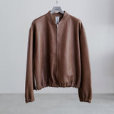 LEATHER SIX ZIPPER JACKET