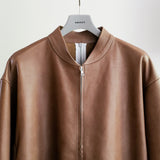 LEATHER SIX ZIPPER JACKET