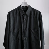 SILK GARMENT DYE WESTERN SHIRT
