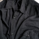 SILK GARMENT DYE WESTERN SHIRT