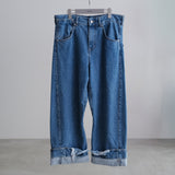 OVERSIZED DENIM TROUSERS
