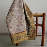 MOSS JACQUARD TASAR SILK CARDIGAN