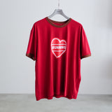 RINGER TEE RUNNING HEART