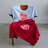 RINGER TEE RUNNING HEART