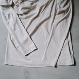 EXTRA FINE WOOL JERSEY DRAPED TOPS