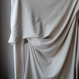 EXTRA FINE WOOL JERSEY DRAPED TOPS