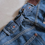 DAMAGED DENIM TROUSERS