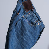 DAMAGED DENIM TROUSERS