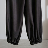 WIDE TUCK TROUSERS