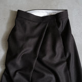 WIDE TUCK TROUSERS