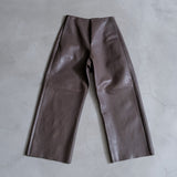 LEATHER FULL TROUSERS