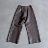 LEATHER FULL TROUSERS