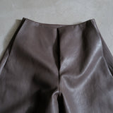 LEATHER FULL TROUSERS