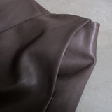 LEATHER FULL TROUSERS