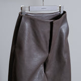 LEATHER FULL TROUSERS