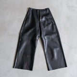 LEATHER FULL TROUSERS