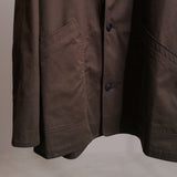 OVERSIZED BLOUSON WITH LEATHER PATCH