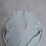 DOUBLE COLLAR KNIT
