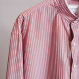 HANDMADE FRINGED MAO COLLAR SHIRT