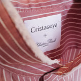 HANDMADE FRINGED MAO COLLAR SHIRT