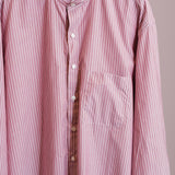 HANDMADE FRINGED MAO COLLAR SHIRT