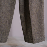 DOUBLE PLEATED WIDE PANTS