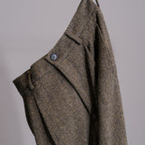 DOUBLE PLEATED WIDE PANTS