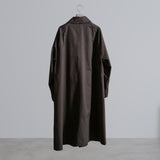 OVERSIZED TRENCH WITH LEATHER PATCH
