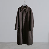 OVERSIZED TRENCH WITH LEATHER PATCH