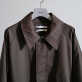 OVERSIZED TRENCH WITH LEATHER PATCH