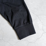 COTTON CASHMERE EMBROIDERY LONG SLEEVE T-SHIRT