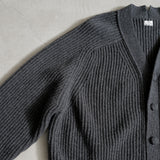 RIBBED CARDIGAN