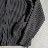 RIBBED CARDIGAN