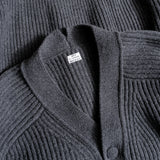 RIBBED CARDIGAN