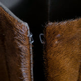 BABY CALF COLLARLESS JACKET