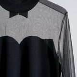 BISTIER INTERSIA SHEER KNIT