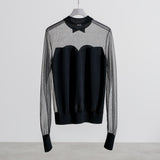BISTIER INTERSIA SHEER KNIT
