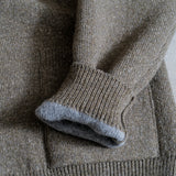 ITALIAN YARN IRISH CASHMERE MELANGE V NECK CARDIGAN