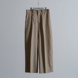 SUPER130'S CHECK DRESS TROUSERS