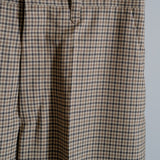 SUPER130'S CHECK DRESS TROUSERS