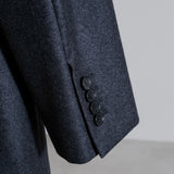 COLLAGE FLANNEL PIEAKED LAPEL TAILORD JACKET